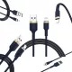  Vayox USB - Apple Lightning Kabel 1 m, Marineblau