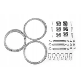    MONTAGESATZ FÜR AUSZIEHBARE SONNENSEGEL MIT 3 LINIEN FÜR HOLZ