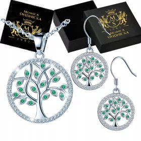  Baum des Lebens Set 925 Silber Geburtstagsset