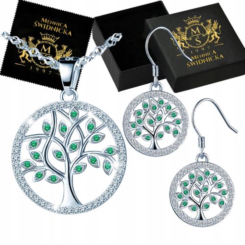  Baum des Lebens Set 925 Silber Geburtstagsset
