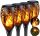  Solar-Pendelleuchte 999 schwarz 52 cm 4 Stk.