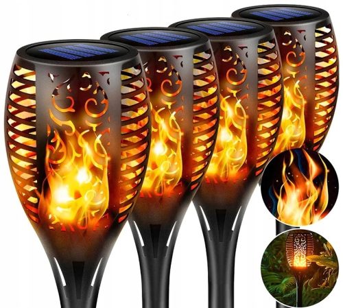  Solar-Pendelleuchte 999 schwarz 52 cm 4 Stk.