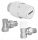  Ferro ZTM21 Winkel-Thermostat-Set