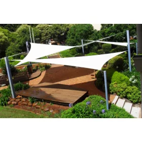  Gartensegel 320 x 450 cm, Kunststoff