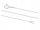  Achteckiger Damen-Halsband mit silbernem Kettenglied und silberner Schlange, 0,9 mm, 35 cm