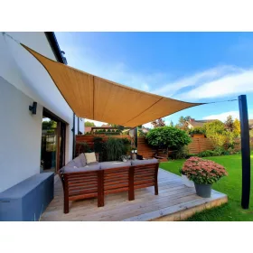  Gartensegel 400 x 700 cm Stoff