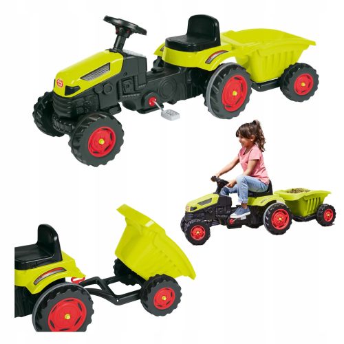  Spielen Sie den gelben Kindertraktor