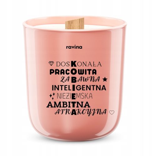 Kerzen Mademoiselle Ravina Soja-Duftkerze, 1 Stk.