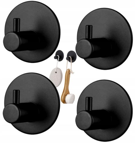 Badezimmer-Kleiderbügel SELBSTKLEBENDE Badezimmerhaken x 4