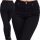  KLASSISCHE DAMENJEANS MIT HOHER TAILLE, SCHWARZ _L/40