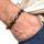  HERREN-ROSENKRANZ-Armband aus TIGERAUGE-Steinen