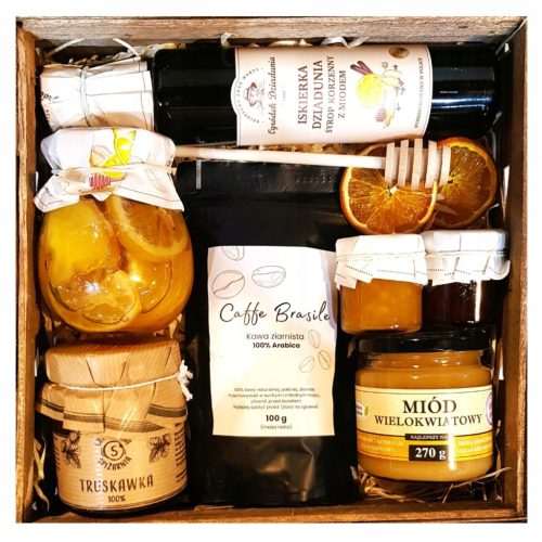  GROSSER GESCHENKKORB, HONIG-MARMELADE-SIRUP-KORB18