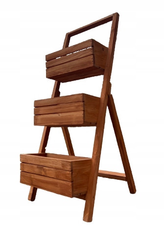 BLUMENSTÄNDER AUS HOLZ Springos Blumenständer 105 cm Holz