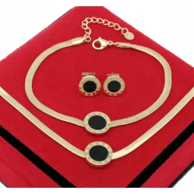 GOLD-SET SUPERS, SCHWARZES AUGE, CHIRURGENSTAHL 316 L