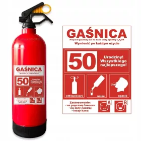    Feuerlöscherventil-Aufbewahrung, Geschenk zum 50. Geburtstag