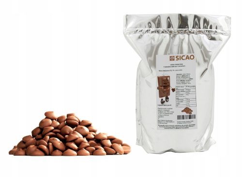 Milchschokolade für Fondue und Schokoladenbrunnen - SICAOMleczna 2,5 kg