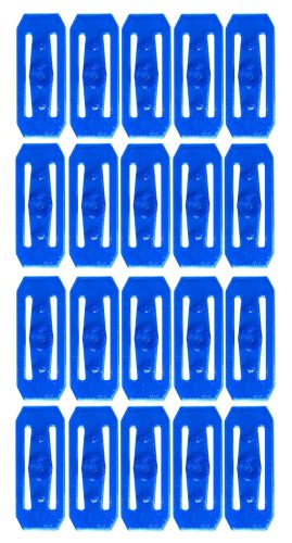  Hot Wheels Schienenverbinder, dunkelblau, 10 Stück