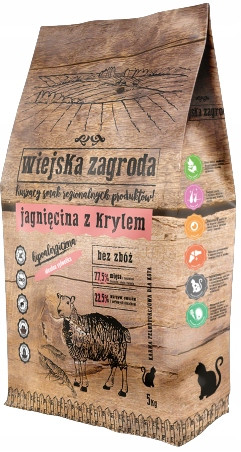 Wiejska Zagroda Trockenfutter für Lammfleisch 5 kg