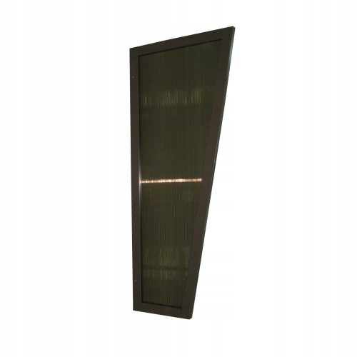 Vordach über der Tür Metall-Gummi 53 cm x 180 cm