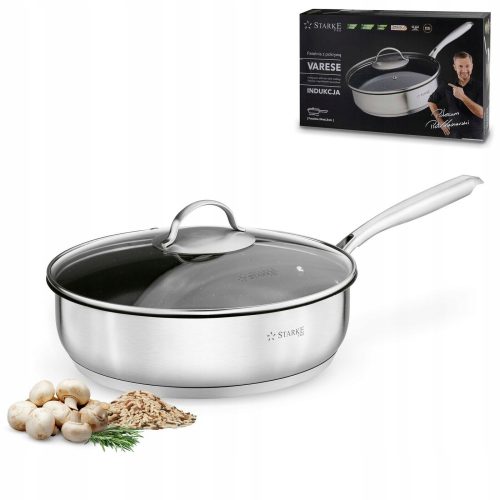 Bratpfannen Starke Pro Varese traditionelle Bratpfanne 28 cm antihaftbeschichtet (antihaftbeschichtet)