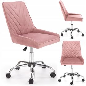  Rosafarbener Drehsessel von Halmar