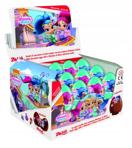 Shimmer and Shine Überraschungsschokoladeneier, 24 Stück Karton