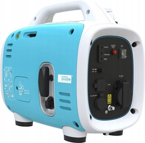Tragbarer einphasiger Generator Gude 800 W Benzin