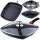 Bratpfannen KINGHOFF 24 cm Granit-Grillpfanne