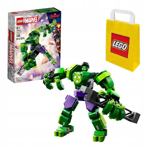  LEGO Super Heroes 762410 LEGO Marvel Hulks mechanische Rüstung 76241 + LEGO 6315786 VP PAPIERBEUTEL KLEIN S 24X18X8
