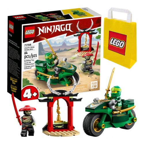  LEGO Ninjago Lloyd's Ninja Motorrad 71788 + LEGO 6315786 VP PAPIERBEUTEL KLEIN S 24X18X8