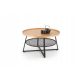  Halmar Florence Couchtisch, rund, 80 x 80 x 45 cm, Eiche natur