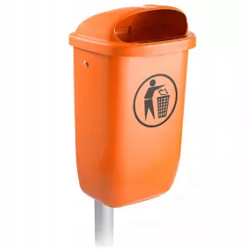 Straßenabfallbehälter mit 50-l-Stange für den Park