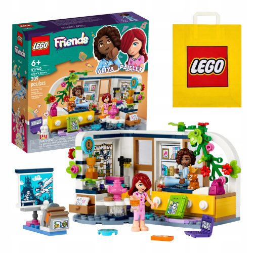  LEGO Friends 41740 Aliyas Zimmer + VP-Papiertüte LEGO 6315792 Mittel