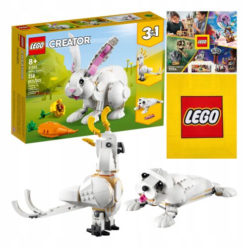  LEGO Creator 3 in 1 31133 Weißes Kaninchen + 2 weitere Produkte