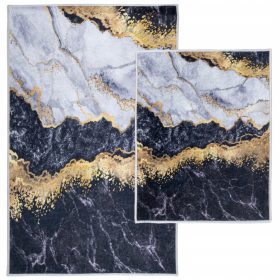  Badezimmerteppiche, 2er-Set, ANTI-RUTSCH