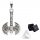  Silberner Anhänger Nordischer Wikinger-Axt-Anhänger aus 925er Silber