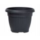  Prosperplast Blumentopf 55 cm x 55 x 43 cm Durchmesser 55 cm Kunststoff schwarz, Grau- und Silbertöne