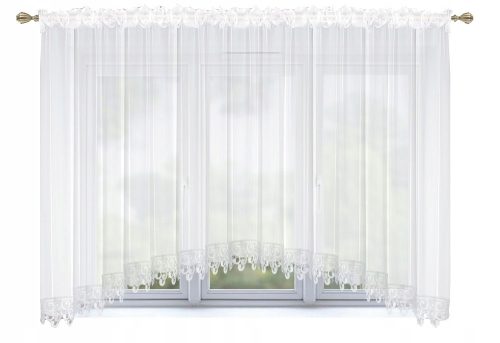 Vorhänge, Vorhänge bereit Klassischer Voile-Vorhang 300 cm x 150