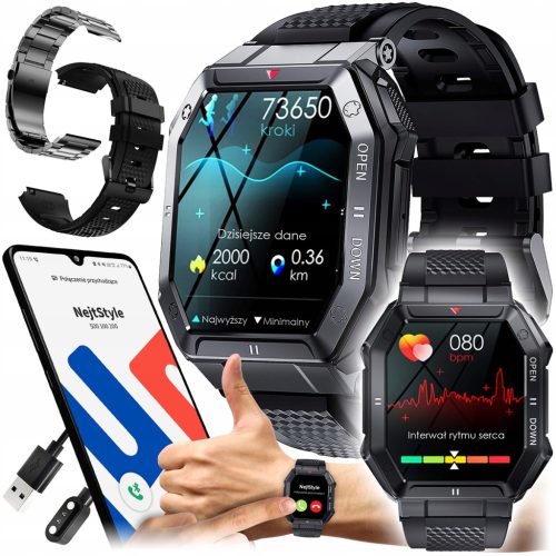  NejtStyle K55 Smartwatch schwarz