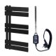 Wasserbadheizkörper 300 W 40 x 70 mm schwarz