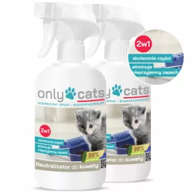    Spray Only Cats Geruchsneutralisator für die Katzentoilette zur Geruchsbekämpfung 500 ml 500 g