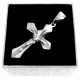  Herren-Diamantkreuz K8-Kreuz aus 925er Silber