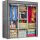  Saska Gartengarderobe 1045221 127 x 172 x 45 cm Grautöne