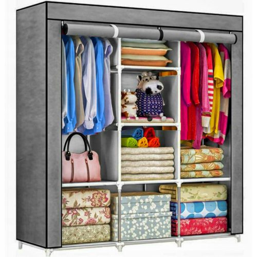  Saska Gartengarderobe 1045221 127 x 172 x 45 cm Grautöne