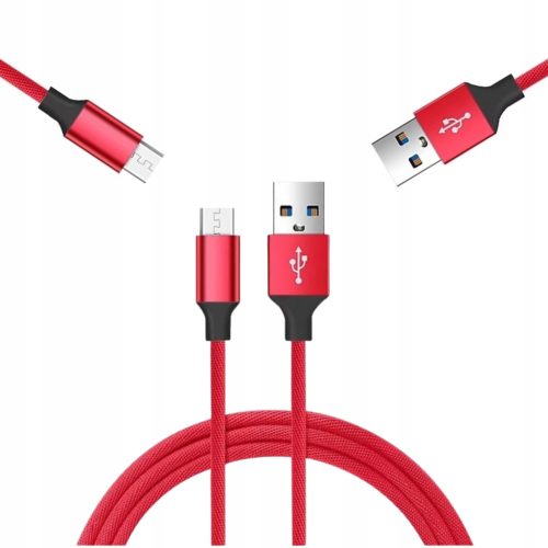  Vayox USB - microUSB Typ B Kabel 1,5 m rot