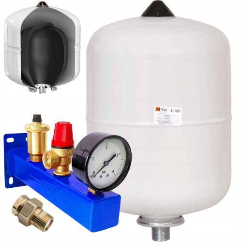 Membran-Ausdehnungsgefäß-Set, 24 l, Warmwassergruppe
