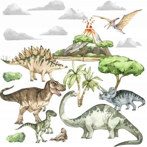  GROSSE WANDAUFKLEBER DINOSAURIER - TYRANNOSAURIER