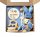  Baby Box Schnulleranhänger für ein Neugeborenes, ein Geschenk für ein Baby, Blautöne