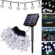  GIRLANDA SOLAR-GARTENLAMPEN 100LED 12M weiß
