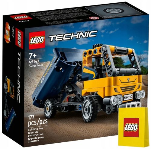  LEGO Technic Muldenkipper 42147 + LEGO Papiertüte 001-2021-2022-2023-2024